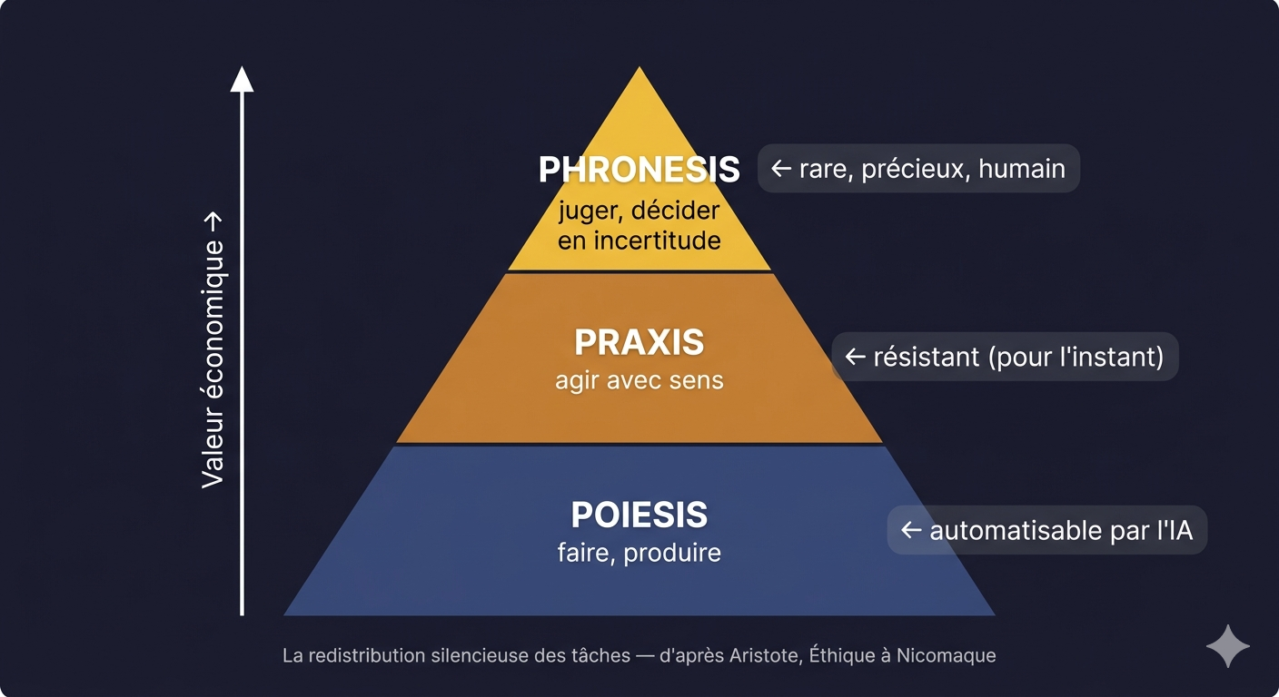 Pyramid Poiesis → Praxis → Phronesis