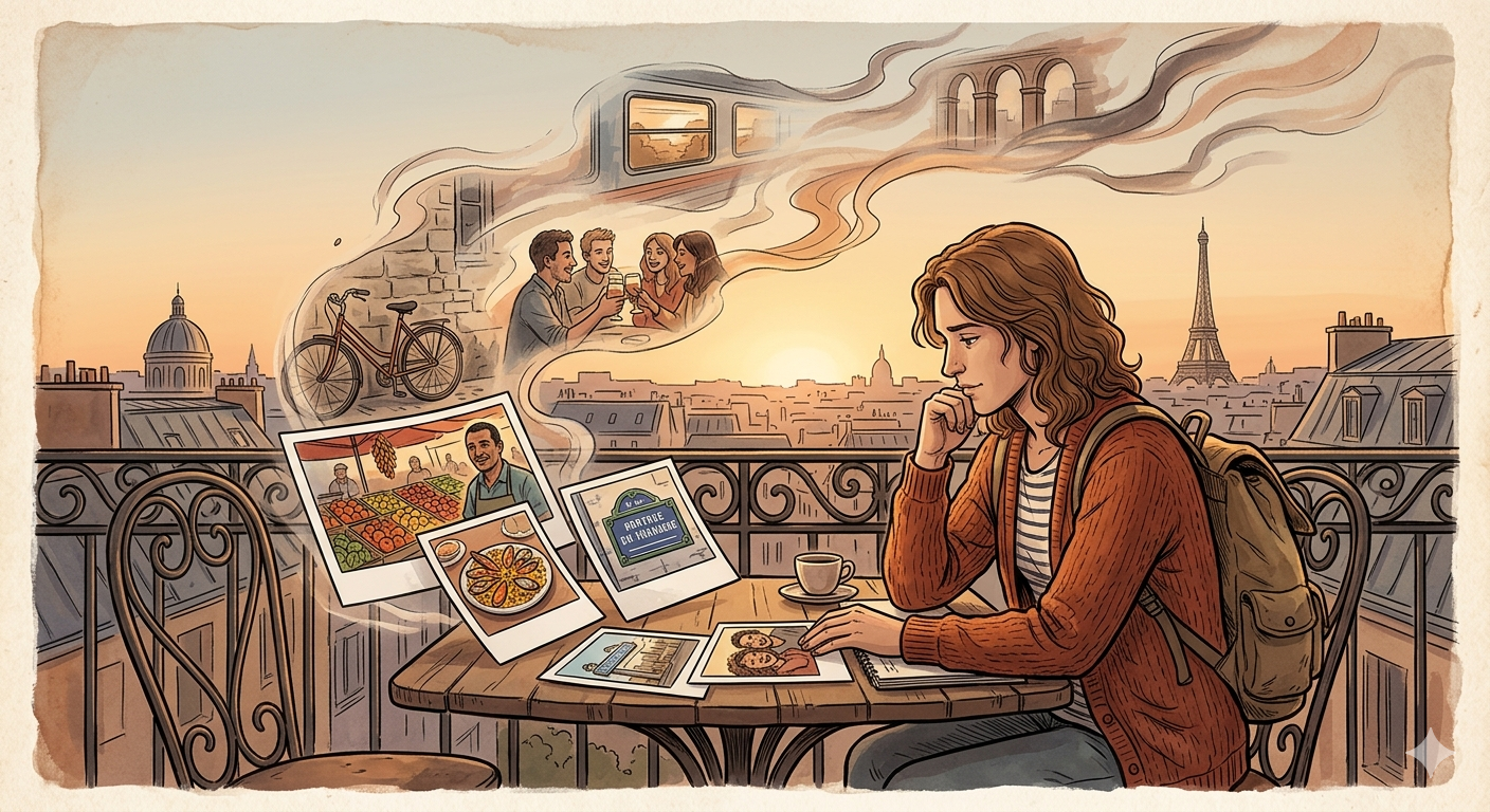 Ce que tu crois te rappeler d'un voyage